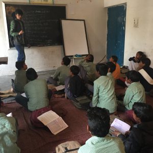 Teaching Students in Khanjarpur, India.JPG