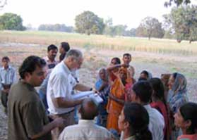 Photo of visit with women's group